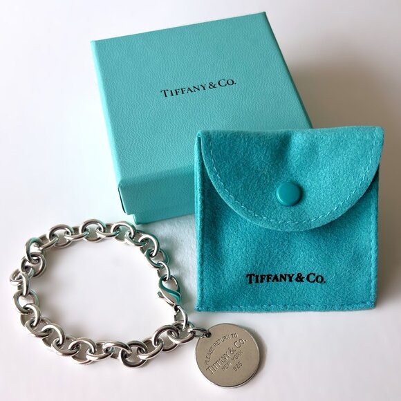 Tiffany Return to Tiffany Round Tag Bracelet Sterling Silver